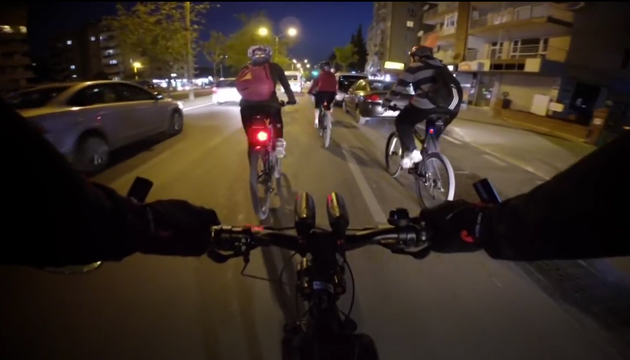 cycling at night