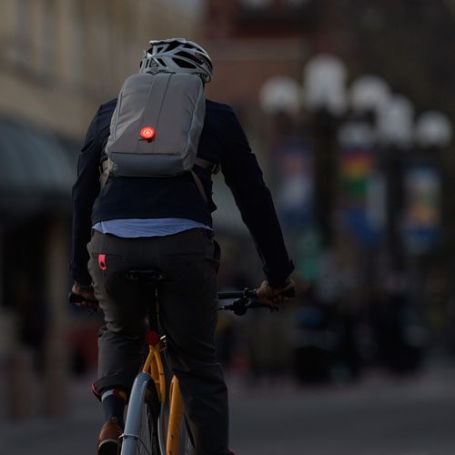 wearable rear bike light